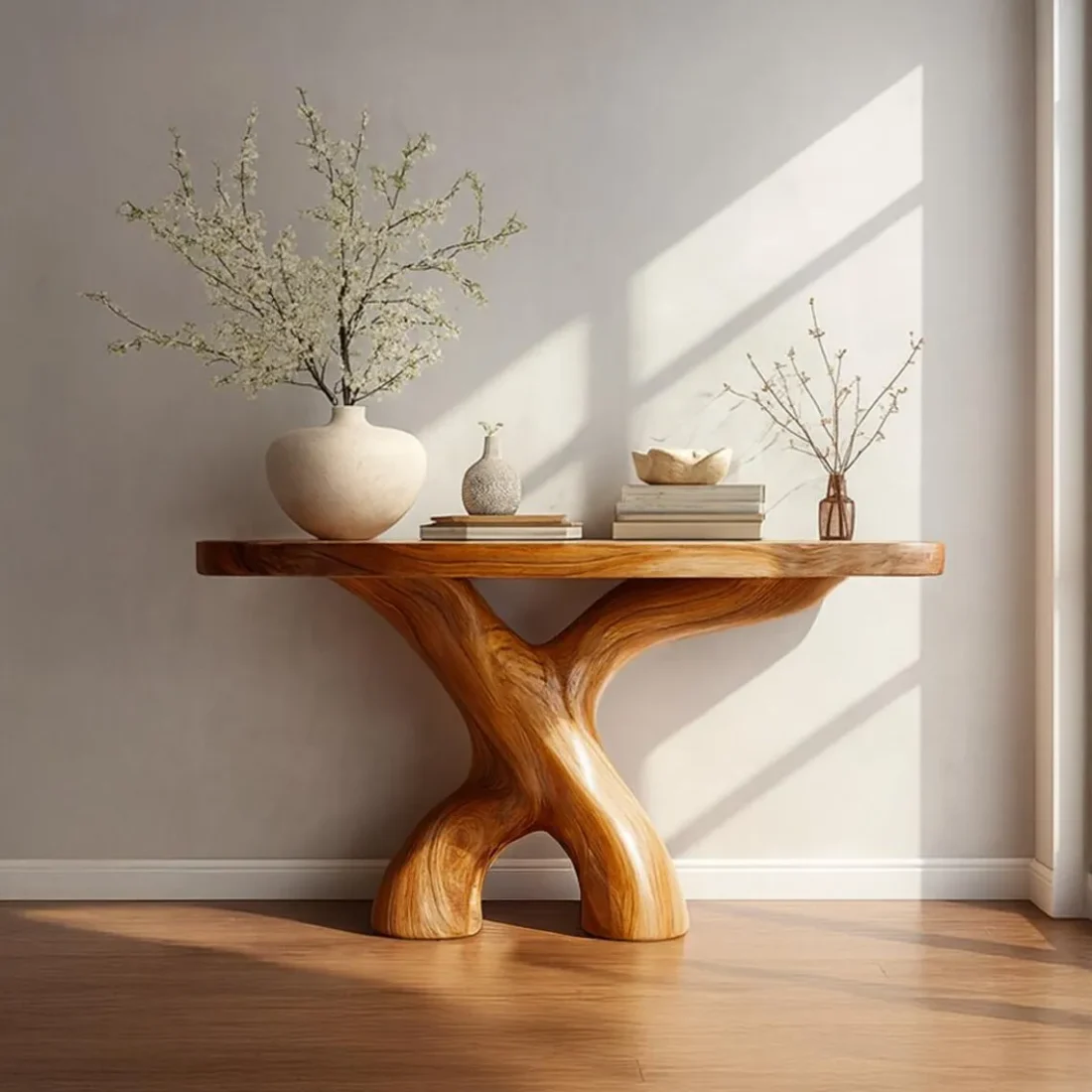 Farmhouse Console Table Reclaimed Wood Handmade